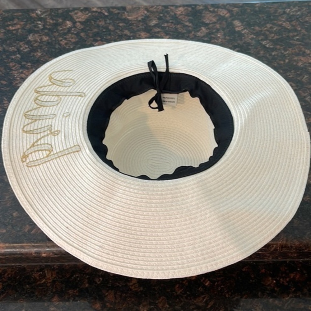 C&C EXCLUSIVES straw BRIDE HAT - Picture 5 of 9